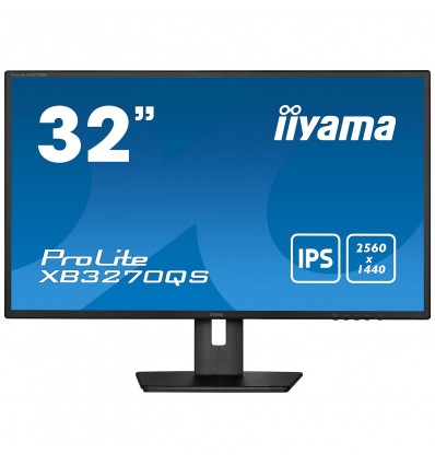 Ecran 32 iiyama ProLite XB3270QS-B5 (Pied Réglable/2K/IPS/4ms/DVI